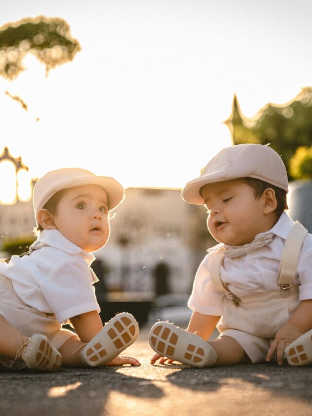 twin milestones early months